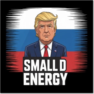 Donald Trump Small D Energy Posters and Art